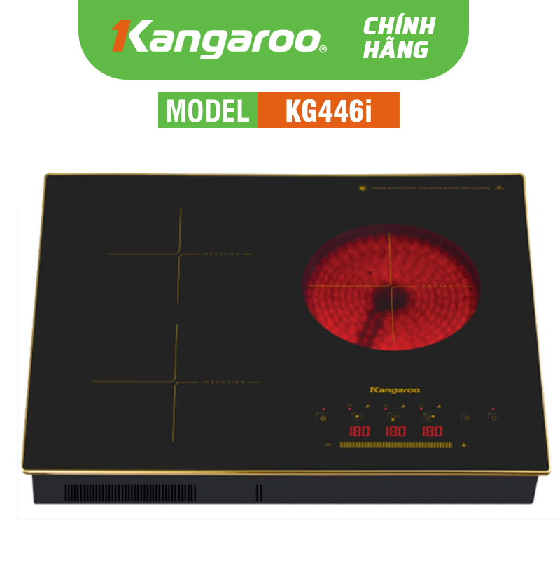 Bếp điện từ hồng ngoại ba Kangaroo KG446i